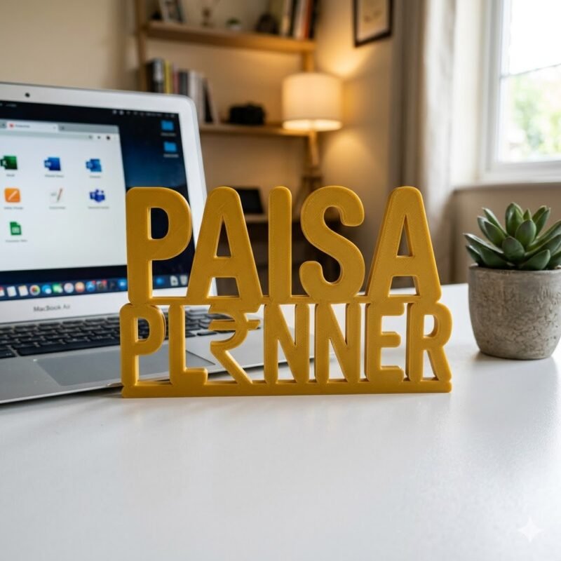 Paisa Planner 3D Printed Desk Organizer | Budget Planner & Finance Gift - Image 9