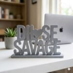 Dil Se Savage 3D Printed Desk Sign | Funny Office Desk Decor Gift - Image 7