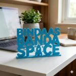 Bindaas Banda Desk Sign 3D Printed Office Gift Decor - Image 5