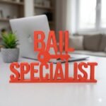 Bail Specialist 3D Printed Desk Sign for Lawyer Office Desk Decor - Image 5