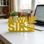 AI Wale Sir 3D Printed Desk Sign for Office, Teacher, AI Workspace Decor - Image 8