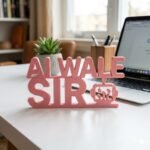 AI Wale Sir 3D Printed Desk Sign for Office, Teacher, AI Workspace Decor - Image 2