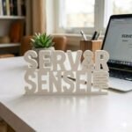 Server Sensei 3D Printed Desk Sign for IT Professionals | Developer Gift - Image 3