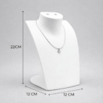 Loop Group Premium Jewelry Necklace Stand, Necklace Pendant Chain Holder, Earring Display Stand, 3D Printed Jewelry Organizer for Shop Counter Dressing Table(White Color) - Image 3