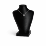 Necklace Jewellery Stand Acrylic Jewelry Necklace Display Stand Black | Matte Finish Necklace Holder | Elegant Display for Chains, Pendants, Jewelry | 3D Printed Scratch Free Jewelry Organizer(Black Color)