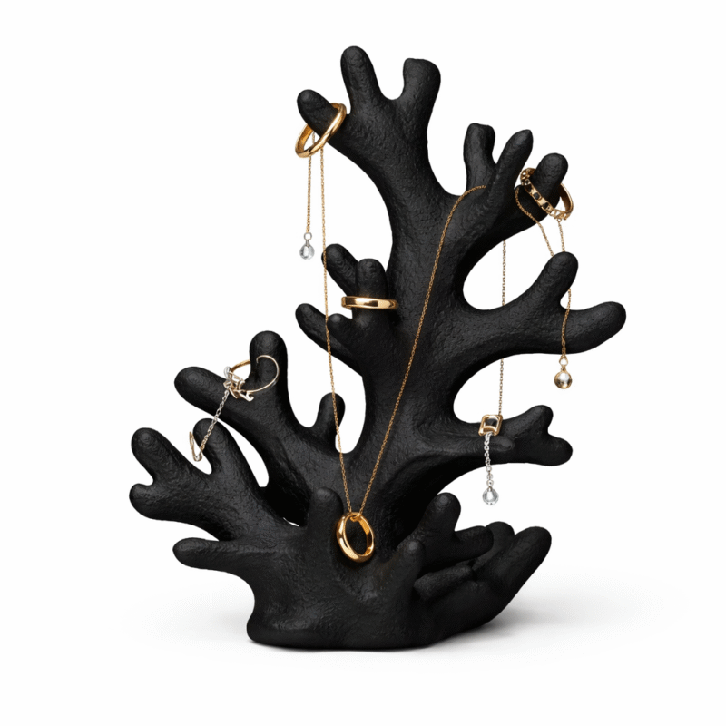 Coral art ring jewelry