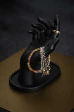 Jewelry Display Hand Stand Matte Finish | 3D Printed Ring Holder & Bracelet Organizer | Elegant Hand Showcase for Chains, Rings & Accessories | Premium Anti-Slip Base for Home & Shop Display - Image 4