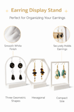 Simplified Earring Storage and Display Stand