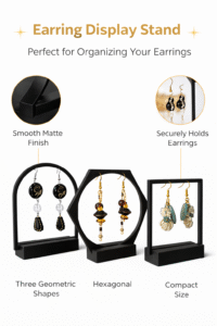 Simplified Earring Storage and Display Stand