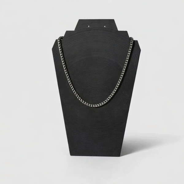 Premium Black Necklace Jewellery Stand Angular Design | 3D Printed Display Bust Holder | Durable Lightweight Plastic Organizer | Space Saving Jewelry Display for Home, Shop & Exhibition(Black Color)