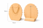 Premium Necklace Jewellery Stand Design | 3D Printed Display Bust Holder | Necklace Organizer | Lightweight Durable Plastic Stand for Home, Shop & Exhibition(Skin Color) - Image 2