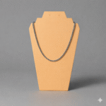 Premium Necklace Jewellery Stand Angular Design | 3D Printed Display Bust Holder | Lightweight Durable Plastic Organizer | Space Saving Jewelry Display for Home, Shop & Exhibition(Skin Color)