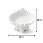 Premium Coastal Shell Jewelry Dish – 3D Printed Ring Holder Tray for Earrings, Rings & Chains – Matte Finish, Durable & Lightweight Organizer for Dressing Table, Home Decor & Gift Use - Image 2