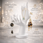 Elegant Dual-Hand Jewelry Holder