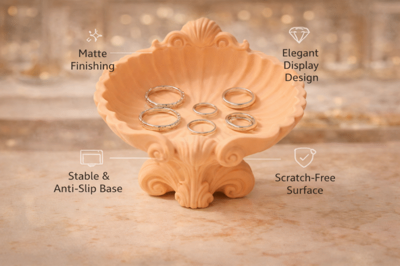 Coastal Shell Jewelry Dish