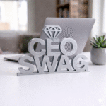 CEO Swag 3D Printed Desk Sign for Office Desk, Boss Gift, Entrepreneur Workspace Decor - Image 6