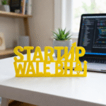 Startup Wale Bhai Desk Sign 3D Printed Office Decor for Entrepreneurs - Image 2
