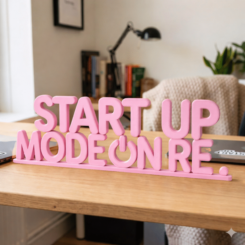 Start Up Mode On Re Desk 3D Printed - Image 3