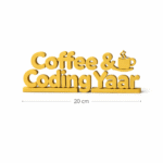 Coffee & Coding Yaar 3D Printed - Image 2