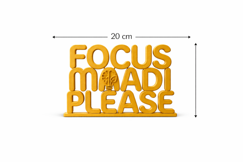 Focus Maadi Please Desk Sign - Image 2