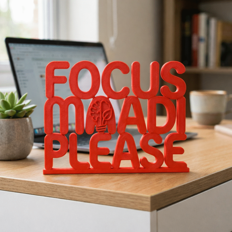Focus Maadi Please Desk Sign - Image 4