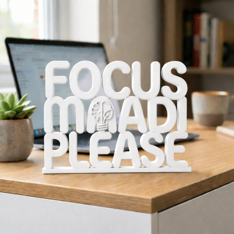 Focus Maadi Please Desk Sign - Image 6