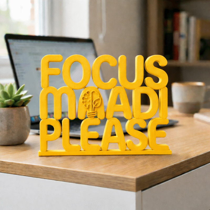 Focus Maadi Please Desk Sign - Image 7