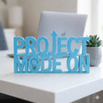 Project Mode On 3D Printed Desk Sign for Office Desk - Image 5