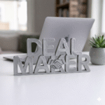 Deal Maker Desk Sign 3D Printed Office Decor for Sales & Business - Image 4