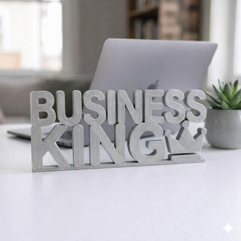 Risk Taker Pro Desk Sign 3D Printed Office Decor for Entrepreneurs - Image 6