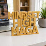 Mindset High Maga 3D Printed Desk Sign