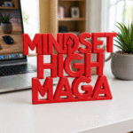 Mindset High Maga 3D Printed Desk Sign - Image 4