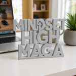 Mindset High Maga 3D Printed Desk Sign - Image 5