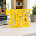 Mindset High Maga 3D Printed Desk Sign - Image 8