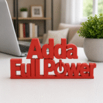 Adda Full Power 3D Printed Desk Sign - Image 5