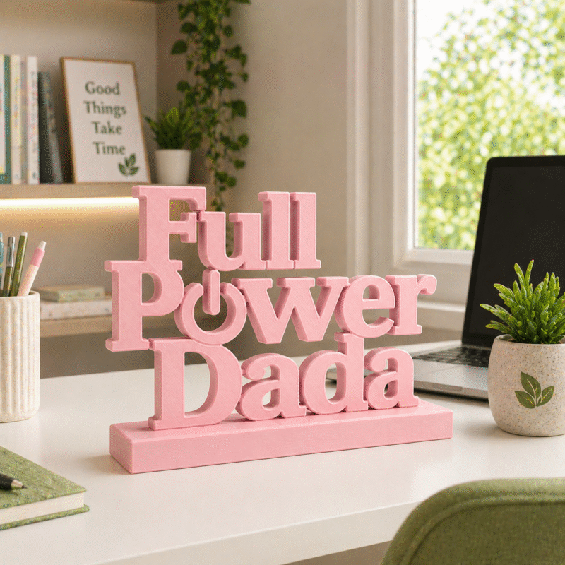 Full Power Dada 3D Printed Name Stand - Image 4