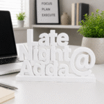Late Night Adda 3D Printed Name Stand - Image 8
