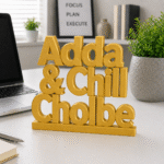 Adda & Chill Cholbe 3D Printed Name Stand