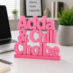 Adda & Chill Cholbe 3D Printed Name Stand - Image 4