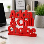 Adda & Chill Cholbe 3D Printed Name Stand - Image 5