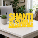 Shanti & Swag Custom 3D Printed Desk Sign - Image 9