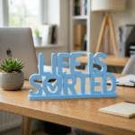 Life Is Sorted 3D Printed Desk Sign - Image 6