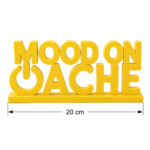 Mood On Ache 3D Printed Desk Sign - Image 2