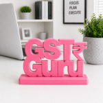 GST Guru 3D Printed Office Desk Sign - Image 4