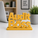 Audit Boss 3D Printed Office Desk Sign