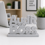 Audit Boss 3D Printed Office Desk Sign - Image 6