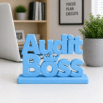 Audit Boss 3D Printed Office Desk Sign - Image 7