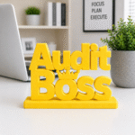 Audit Boss 3D Printed Office Desk Sign - Image 8