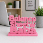 Balance Sheet Baba 3D Printed Desk Decor - Image 4