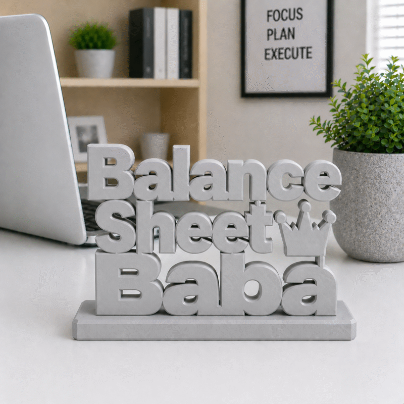 Balance Sheet Baba 3D Printed Desk Decor - Image 6